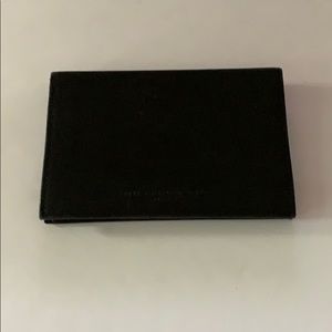 Korean black leather wallet